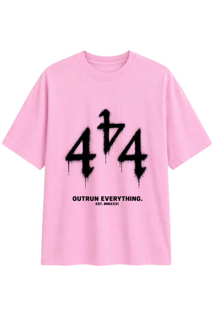 Outrun Everything Premium Oversized Tee