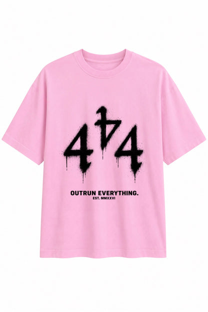 Outrun Everything Premium Oversized Tee