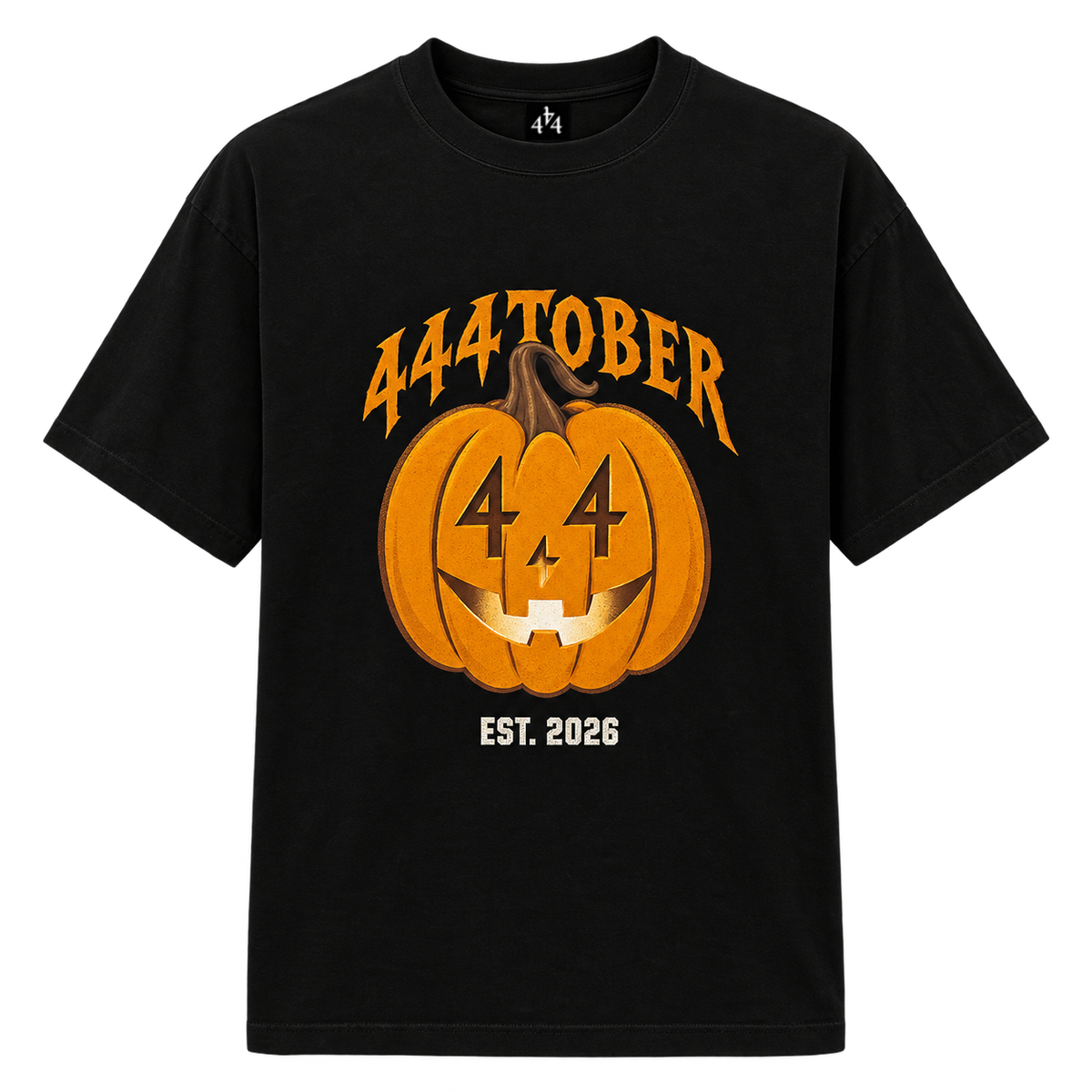 444TOBER Pumpkin Oversized Tee